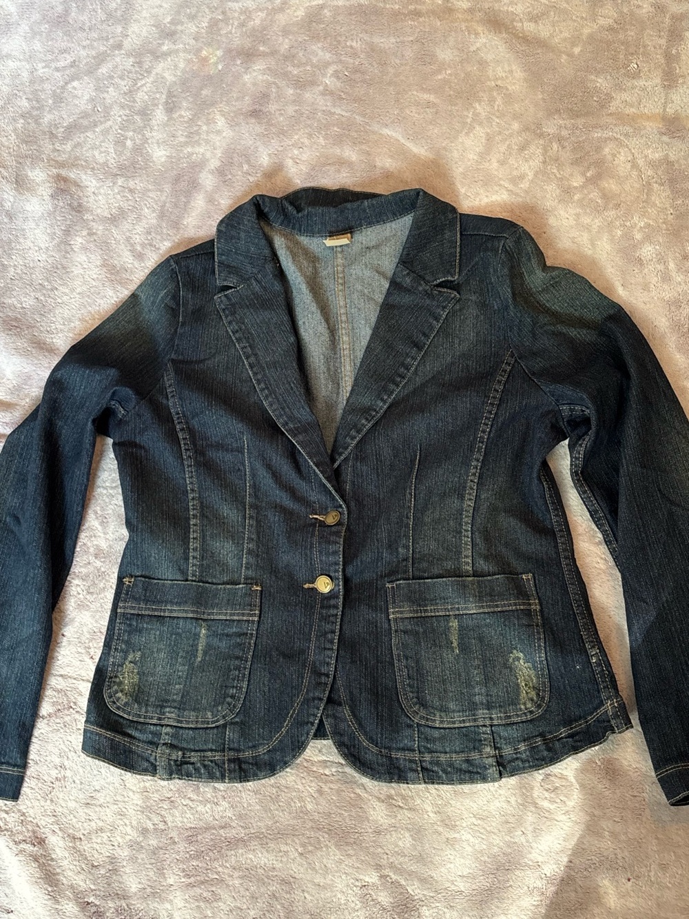 denim blazer jacket